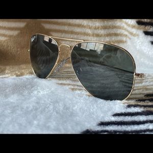Ray-Ban Aviator Polarized Unisex Sunglasses Size Large